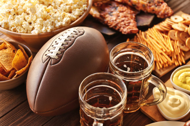 Beer, Snacks, Football