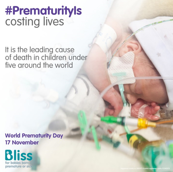 Bliss downloads for World Prematurity Day