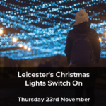 Leicester christmas light switch on