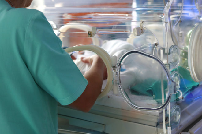 Premature Baby in neonatal unit