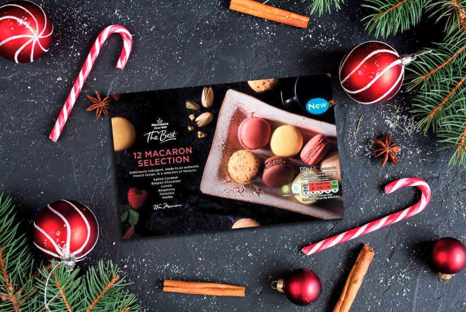 Morrisons 12 Macaroon Selection is a good start to creating a tasty sweet Christmas platter.